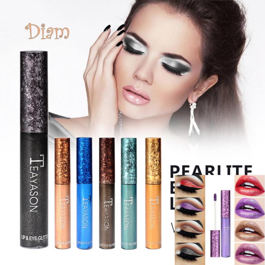 Diamo Metallic Eyeshadow Pencil Shimmer Waterproof Long Lasting Makeup