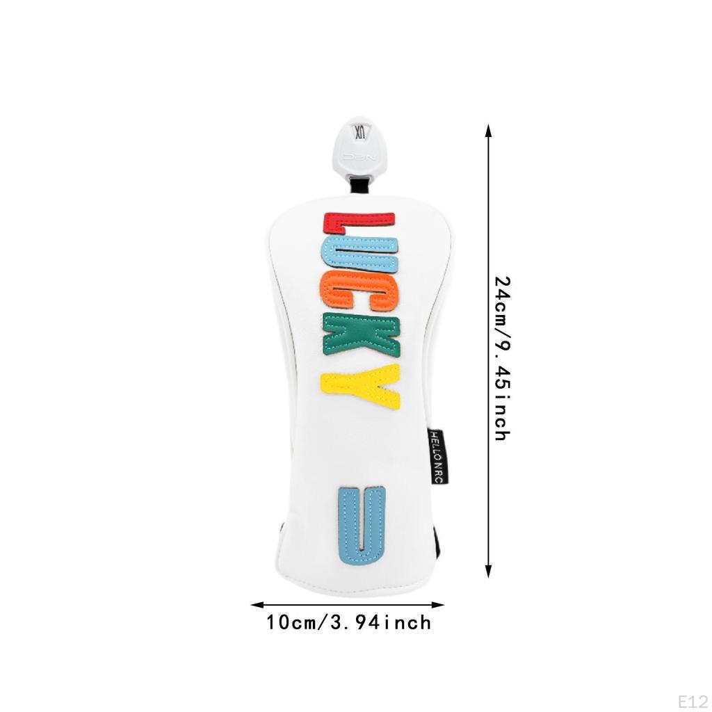Cute Heascorat Golf Wood Head Cover with Scratch-Resistant