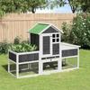 VidaXL Grey Hutch 170x63x113 Cm Solid Pine Wood 172293