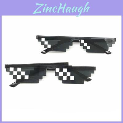 Gafas de Sol Pixeladas con Mosaico Vintage Gafas con Diseño Único de Cuadros Para Estilo Unisex