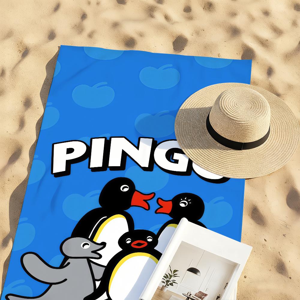 Cartoon P-Pingu lustiges Meme Handtuch Schnell trocknend Strandhandtücher Sind Geeignet Für Schwimmbäder Camping Yoga Und Das Fitnessstudio