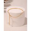 Mili ultra-fine coil bracelet - niche fashion bangle, stainless steel pvd gold plated jewelry