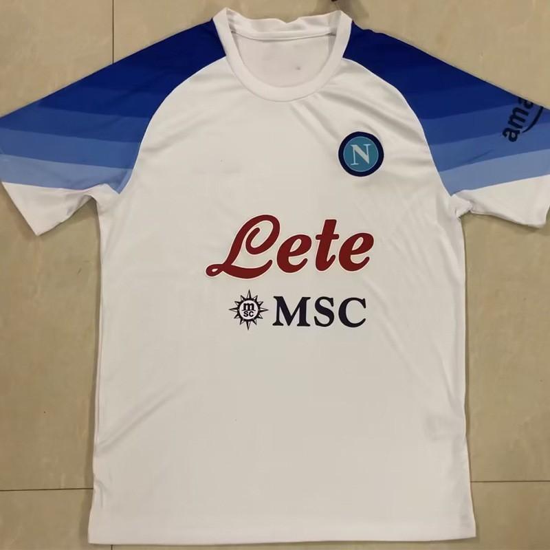 Maglia da Calcio Napoli 2023-24 Casa Trasferta Portiere Edizione Campione Commemorativa Cotone