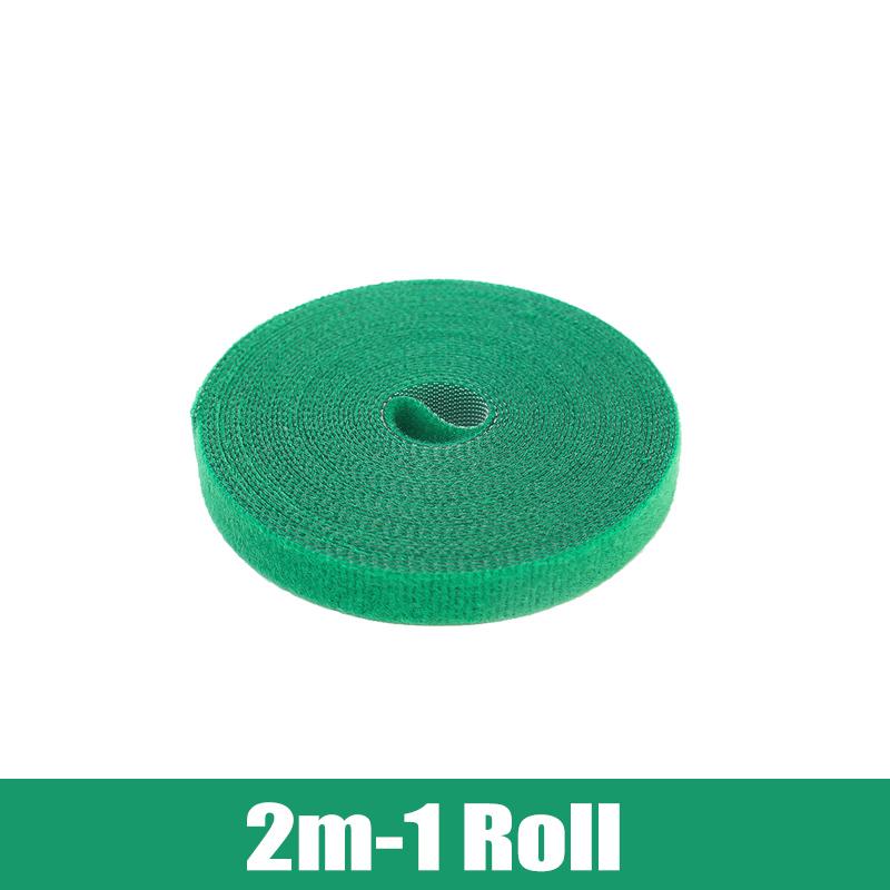 

Self Adhesive Plant Tie Adjustable Nylon Plants Cable Hook Loop Support Garden Twine Bandage Reusable Fastener Green Tape Strips