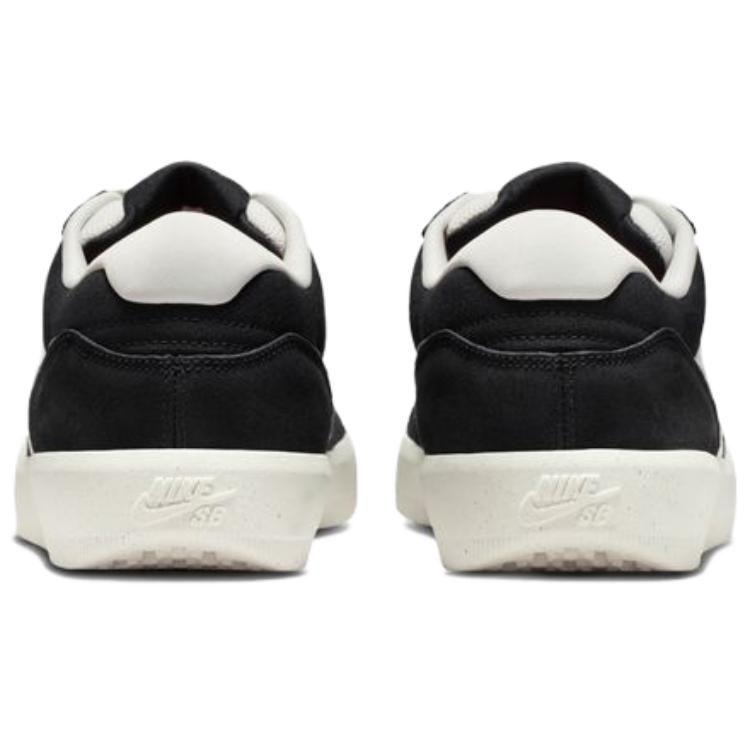 Nike SB Force 58 Tessuto, Pelle Scamosciata di Vacchetta Scarpe da Skateboard Unisex Nero Bianco Grigio DV5477-012