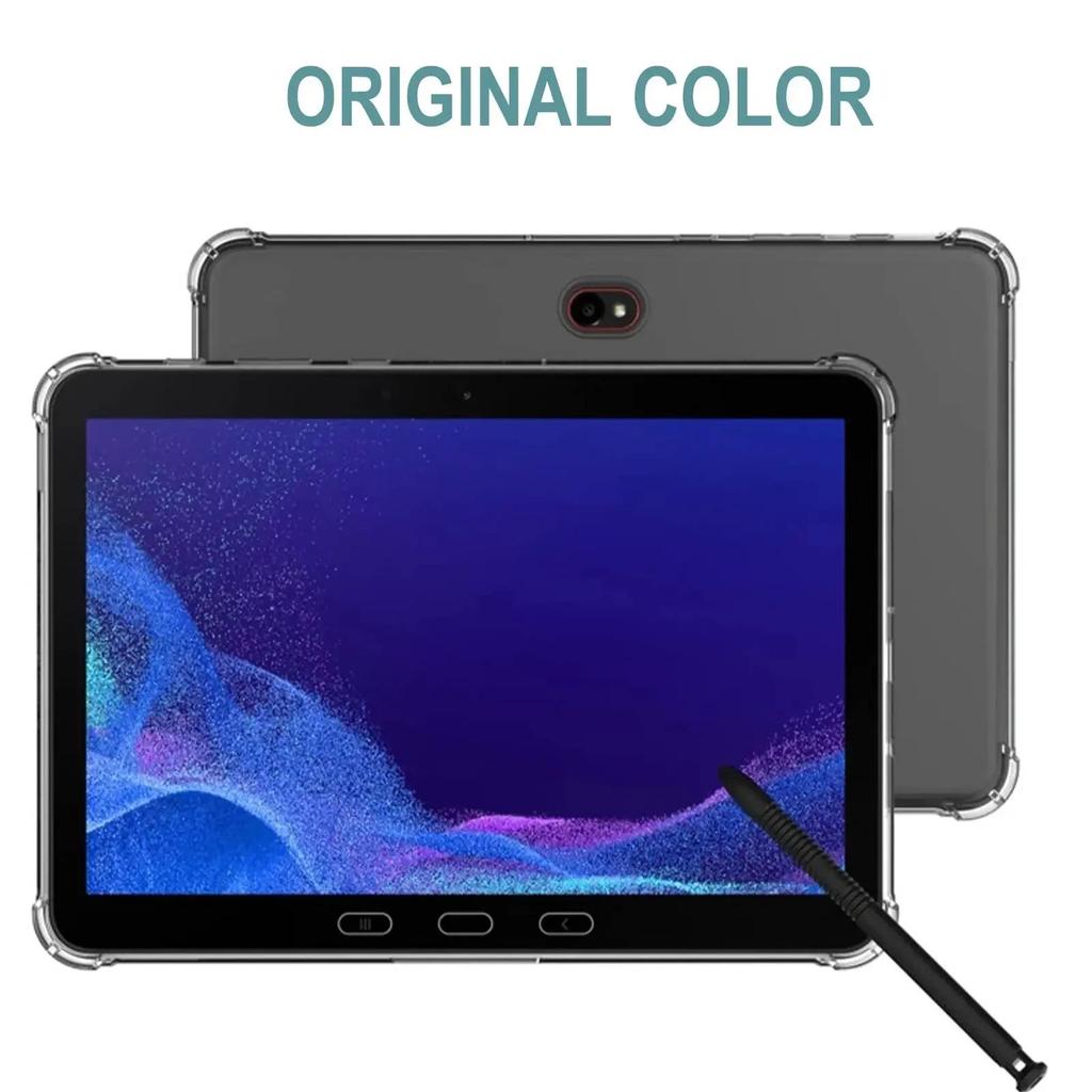 Soft Transparent Case for Samsung Galaxy Tab Active 4 PRO 10.1" Anti-drop Tpu Airbag Silicone Cover Funda for Samsung Tab T636