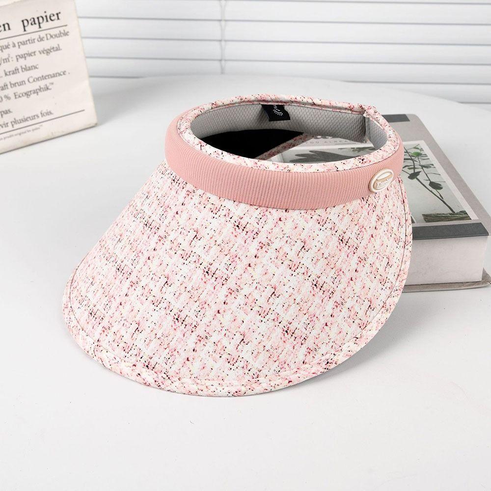 Embroidered Sun Hat Sun Protection Baseball Cap Outdoor Empty Top Hat