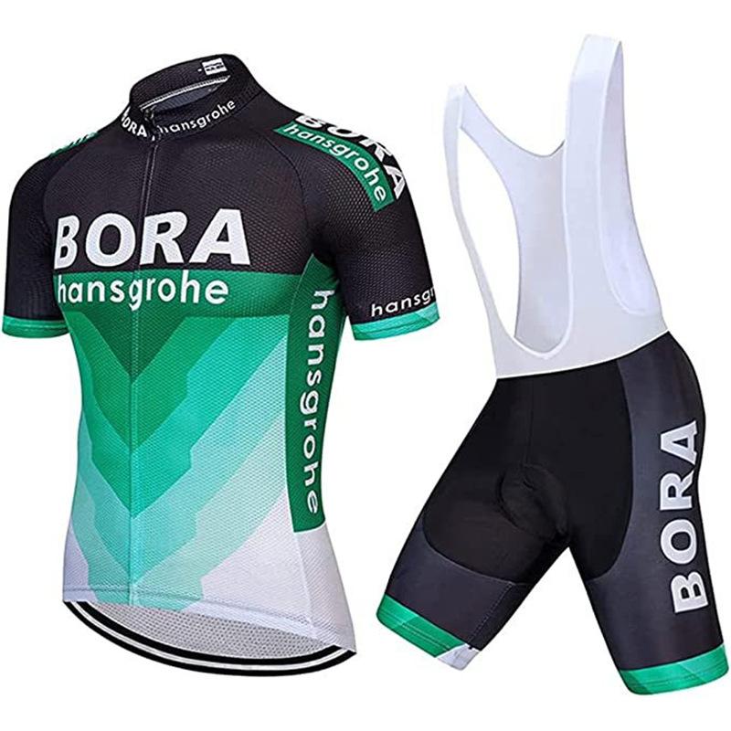 Set esclusivo transfrontaliero di abbigliamento da ciclismo BORA, maglie a maniche corte e pantaloncini, l'abbigliamento da ciclismo è personalizzato dai produttori per renderlo popolare su Amazon