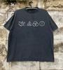 Gorący! Koszulka Graficzna Led Zepplin Symbols, Koszulka Czarna Unisex, Rozmiar S-5XL