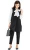 Suit Set Vest and Long Pants Entrance Plus Sizes 3L Black [Addrouge] Women's - - Formal, Business, Casual, Graduation, Ceremony, Mother's Day, [t5370]
