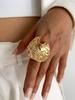 Ingemark 27 Styles Unique Exaggerated Big Flower Starfish Moon Rings Women Punk Geometric Adjustable Finger Ring Grunge Jewelry