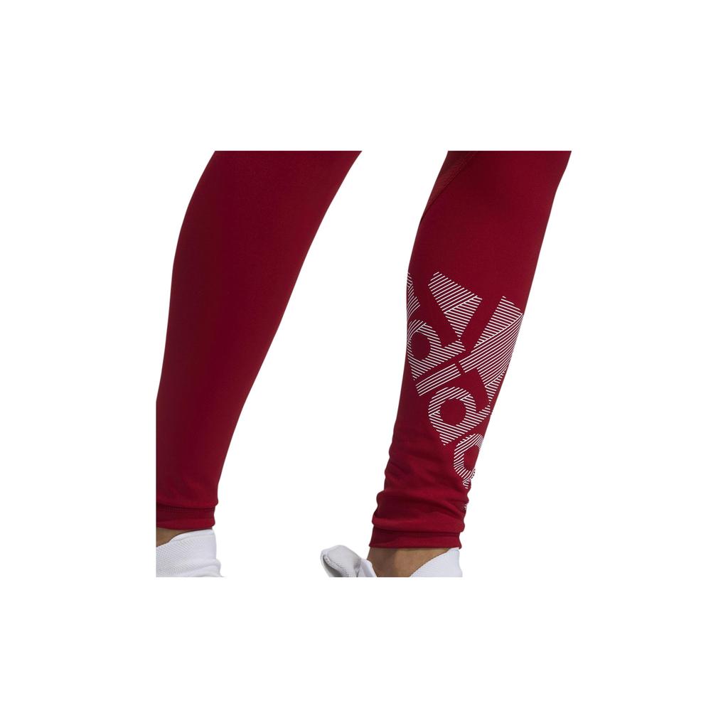 Adidas Training Tight Sports Pants Women Pants Brown Red FJ1960