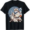 Samurai Cat, Kawaii Ninja Cat, Samurai Ninja Siamese Cat T-Shirt for Men Women Girls Kids
