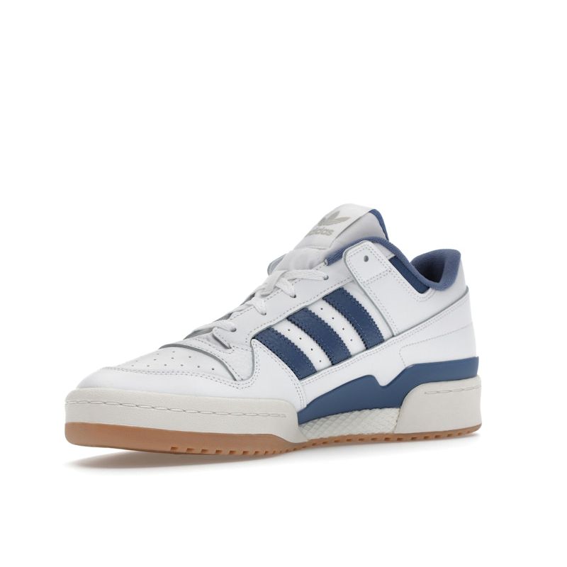 Adidas Forum Low CL White Crew Blue Gum Unisex Sneakers Cloud-White IH7821