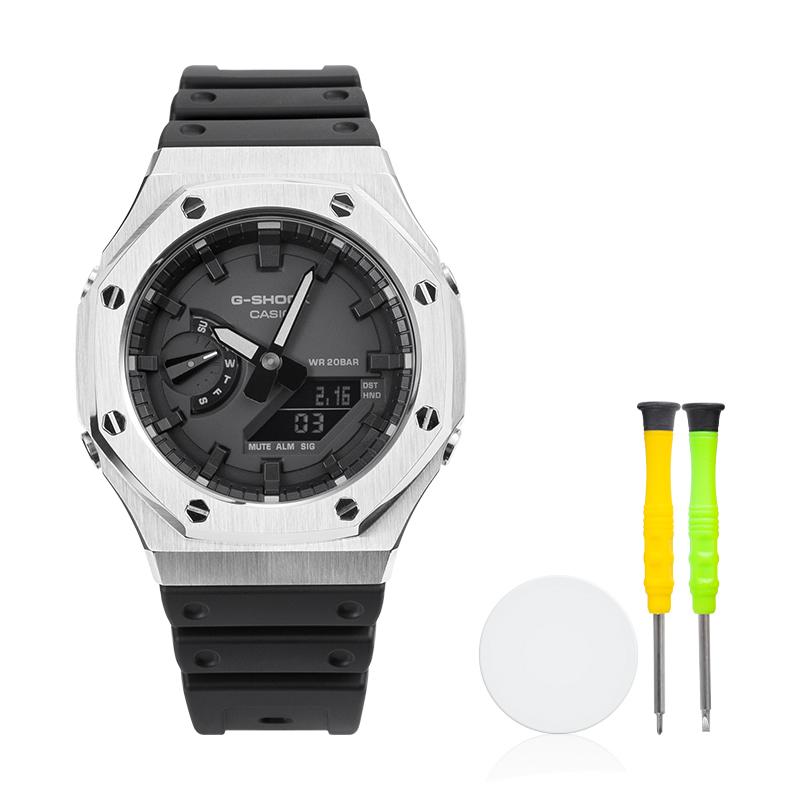 CASIO Custom Collection Electronic Movement Unisex Black Dial GA-2100-1A1(Team788--)