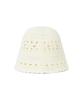Bajal Va Patch Soft Knit Bucket Hat Ivory