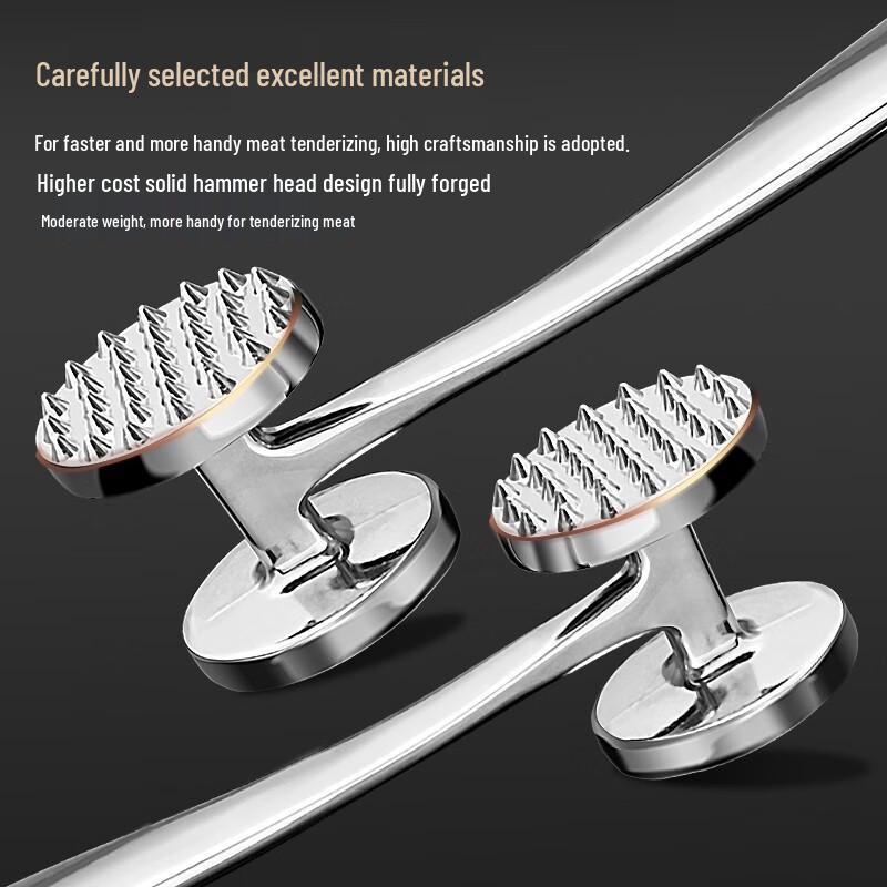 Double-Sided Meat Tenderizer Hammer