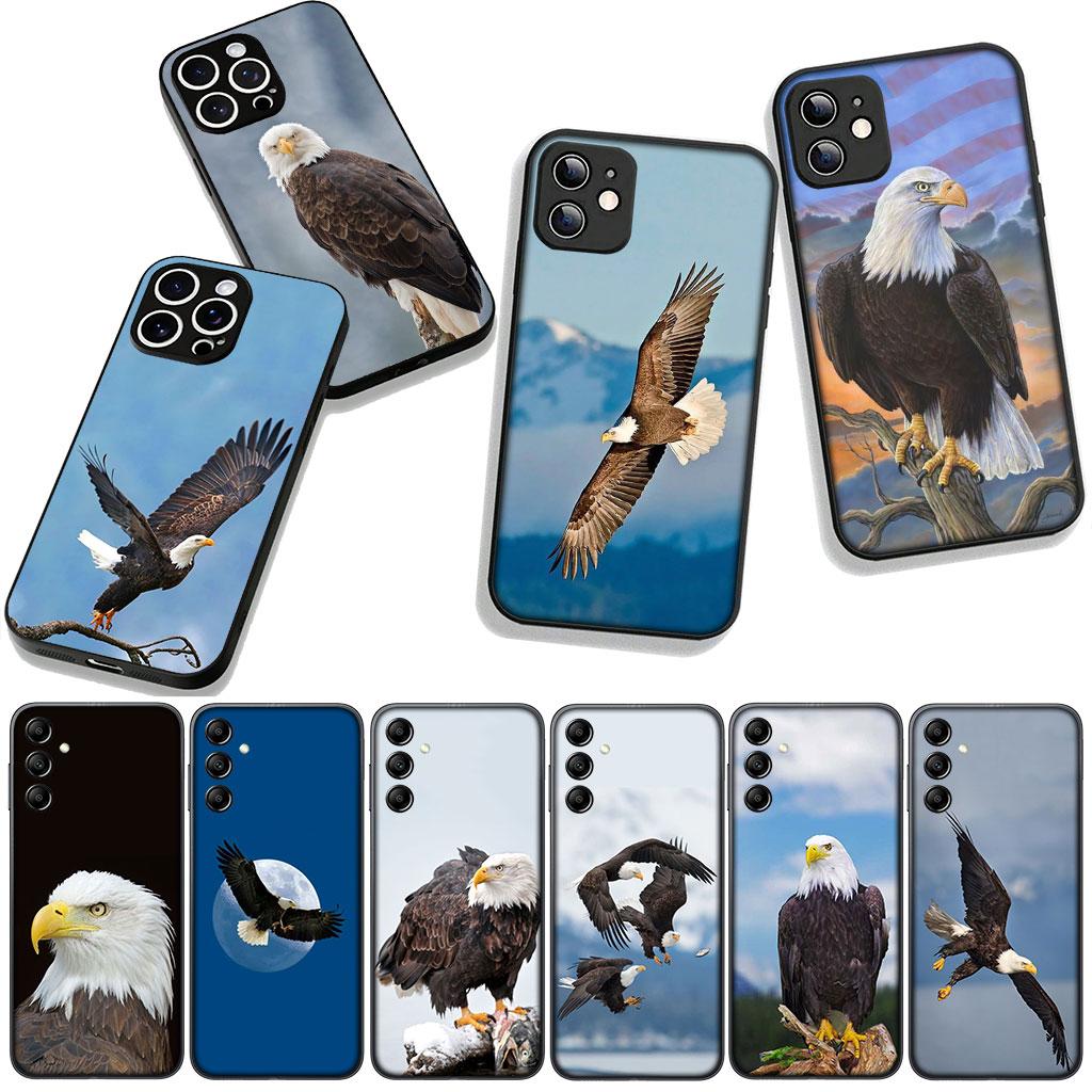 Bald Eagle Phone Cover for Apple iPhone 16 15 14 Plus 13 12 Mini 17 Pro Max + ProMax 16E Air Case