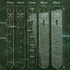 Belt Punching Positioning Template, Acrylic Version 5 Model Vegetable Tanned Belt Fixing Plate, Positioning Plate