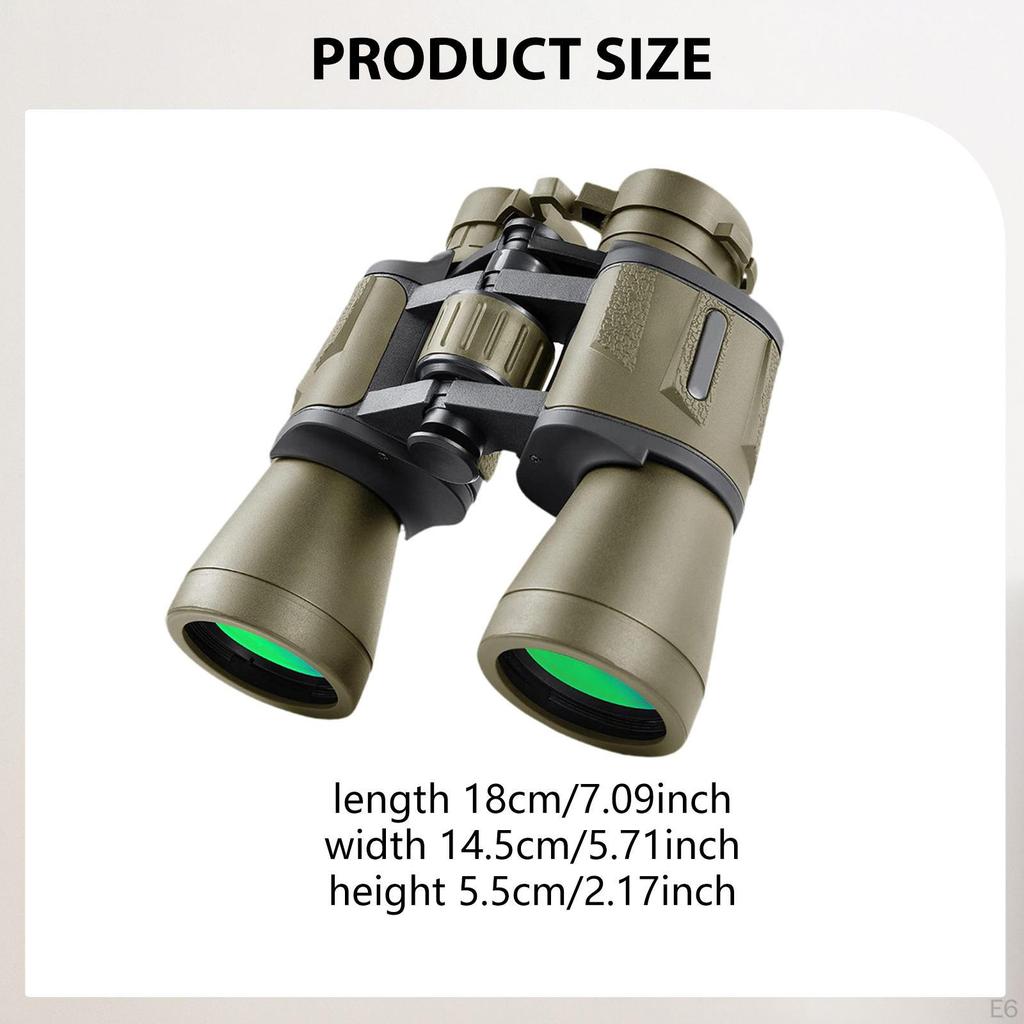 20x50 Binoculars for Adults Birthday Gifts Men Versatile High Powered with Low Security
