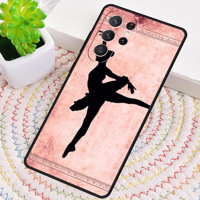 Ballet Ballerina Dancer Phone Case for Samsung Galaxy note 10 pro S26 Ultra S23 S24 FE S25 S21 S22 PLUS shockproof Cove