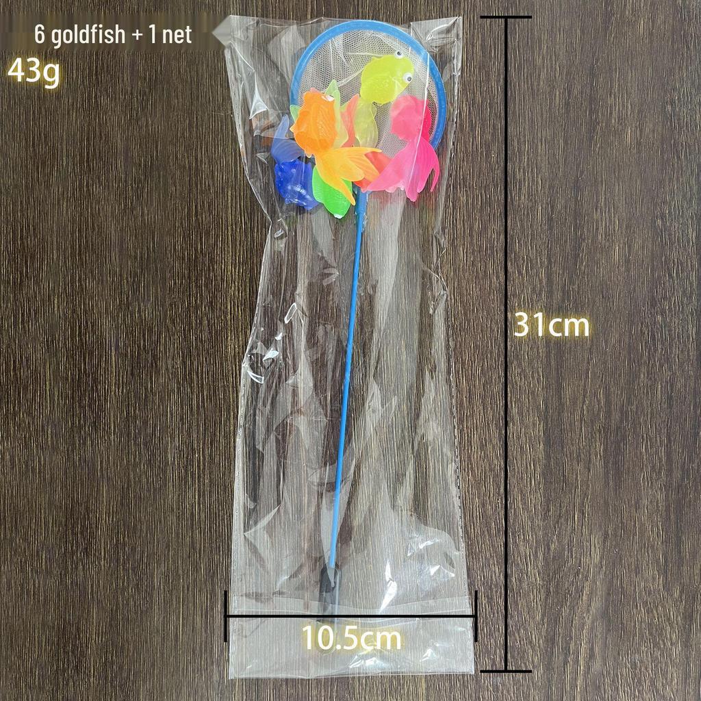 Floating Soft Rubber TPR Goldfish Simulation Fishing Toy