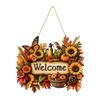 Wooden Pumpkin Hanging Ornament for Festival Fall Home Decor