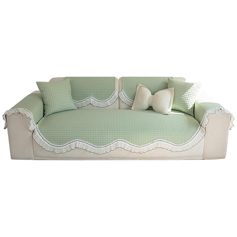 Cool Doudou Special-Shaped Sofa Cushion Summer  New Straight-Row Sofa Mat Seat Cushion Fixed Non-Slip Cover Cloth Towel