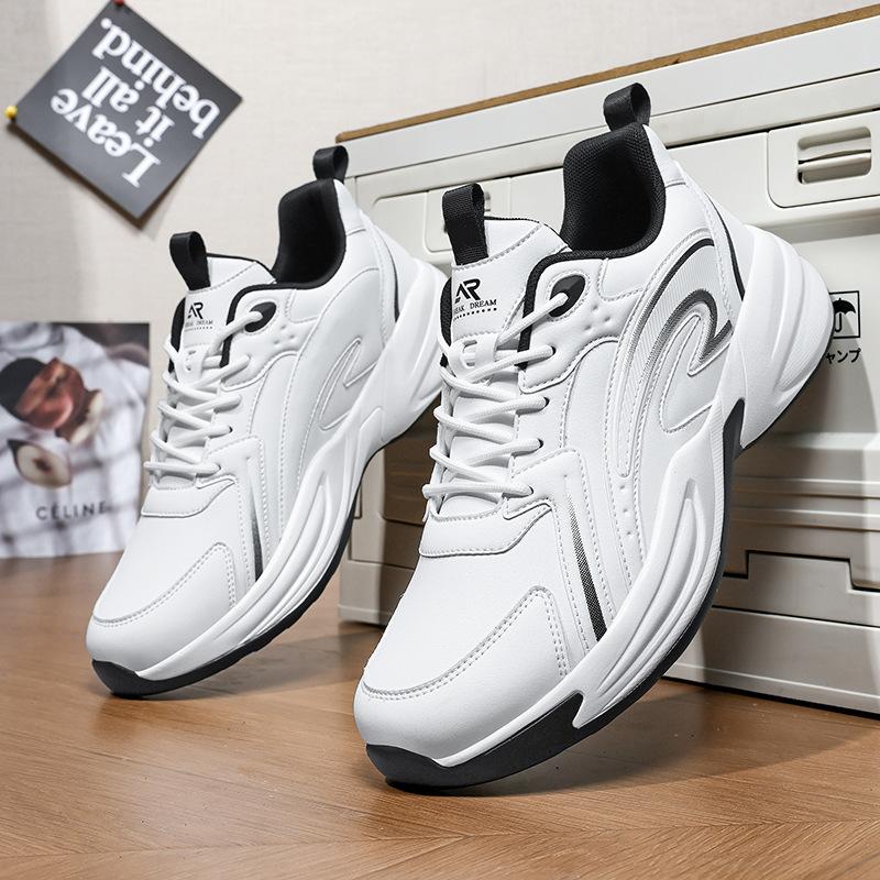 

Спортивная обувь большого размера мужская обувь весна и осень новая модная повседневная универсальная дышащая обувь для бега уличная износостойкая обувь 47 белый