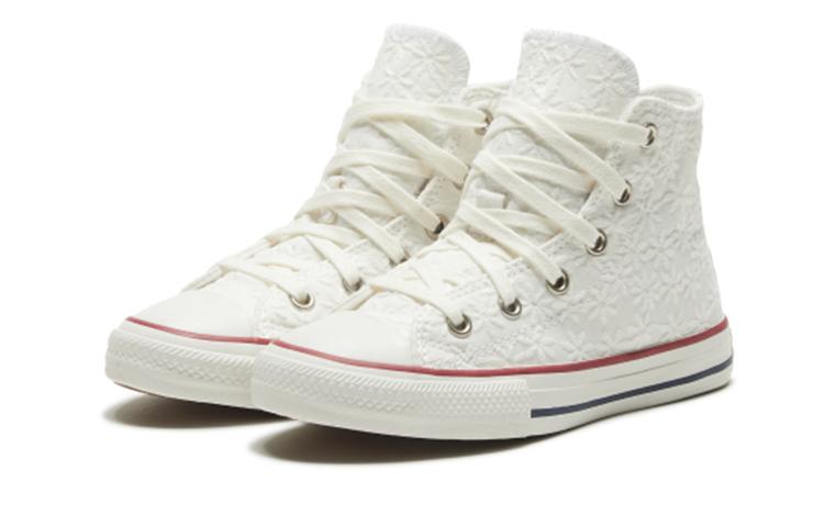 Converse Chuck Taylor All Star Comfortable High Top Kids Canvas Shoes White Children Aged 3 7 Years Old 668030C