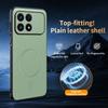 For Xiaomi POCO F8 Ultra F8 Pro 5G Case Magnetic For MagSafe Luxury Silicone PU Leather Back Cover Shockproof Bumper