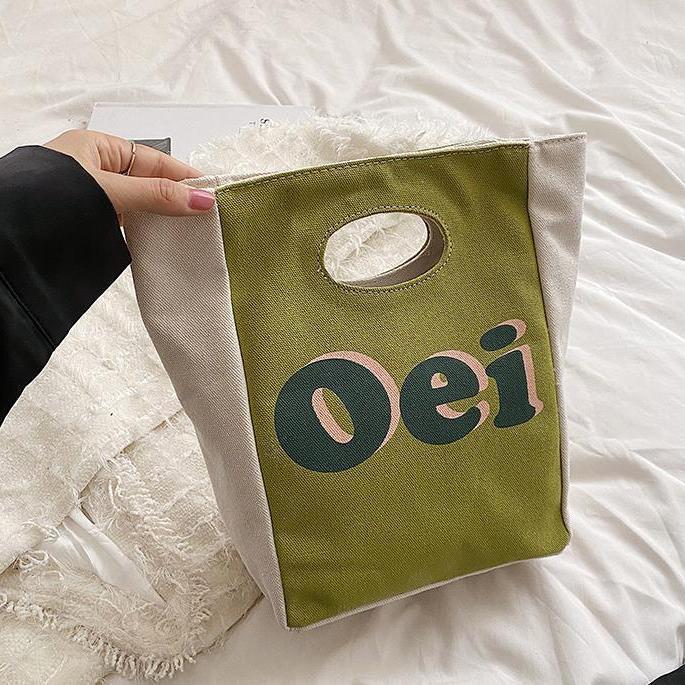 Niche Design Pink Women's Clutch & Tote Bag - Cute, Casual, Makeup & Lunch Storage