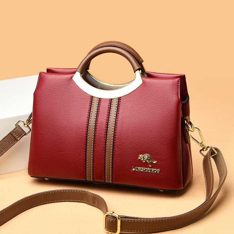 New Women's Handbag Large Capacity Stylish Retro Women's Shoulder Bag