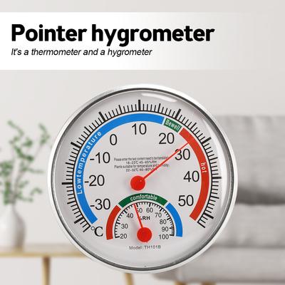 Pointer Type Hygrometer, Thermometer, Hygrometer, Indoor Wall Mounted Desktop Hygrometer, Household Thermometer