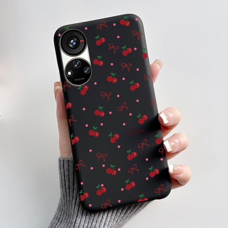 Hülle für ZTE Blade V40S / Axon 40 SE / V70 Pro Hülle Ästhetisch Niedliche Katze Astronaut Weiche Schwarze Matte Schutzhülle Rückseite