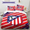 Ensemble couette et taies d'oreiller Atleti Décoration de maison Cadeau d'anniversaire (1 housse de couette + 2 taies d'oreiller, sans garniture.)