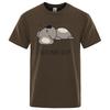 Need More Sleep Cartoons Bear Tshirt Street T-Shirts Hip Hop Unisex Tops Fashion Cotton Clothes Casual Breathable T Shirt