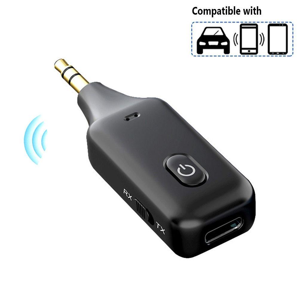Car Speaker Music 3.5mm Aux Jack Bluetooth 5.1 3 in 1 Wireless Receiver Transmitter Audio Adapter
