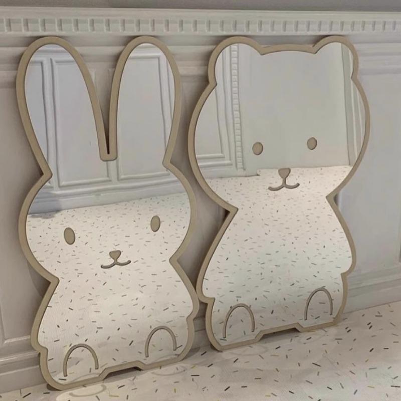 Nordic Decorative Mirrors Bedroom Decor Aesthetics Wall Sticker Mirror Luxury Acrylic Mirrors Home Decoration Accessories