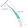 12Pcs Silicone Interdental Brushes With Thread Oral Cleaning Tools Reusable Toothpicks