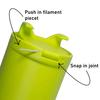 1/2Pcs Tennis Fence Storage Bracket 3D Printed Tennis Balls Water Bottle Essentials Holder Multi-functional Tennis Court Gear Organizer