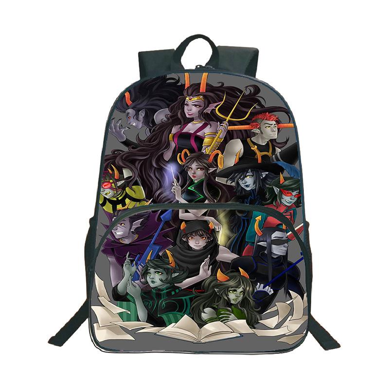 

2025 Homestuck Fun Game Waterproof Travel Backpack Large Capacity 3D Print Rucksack Students Casual School Bag Backpacks Mochila Homestuck bag