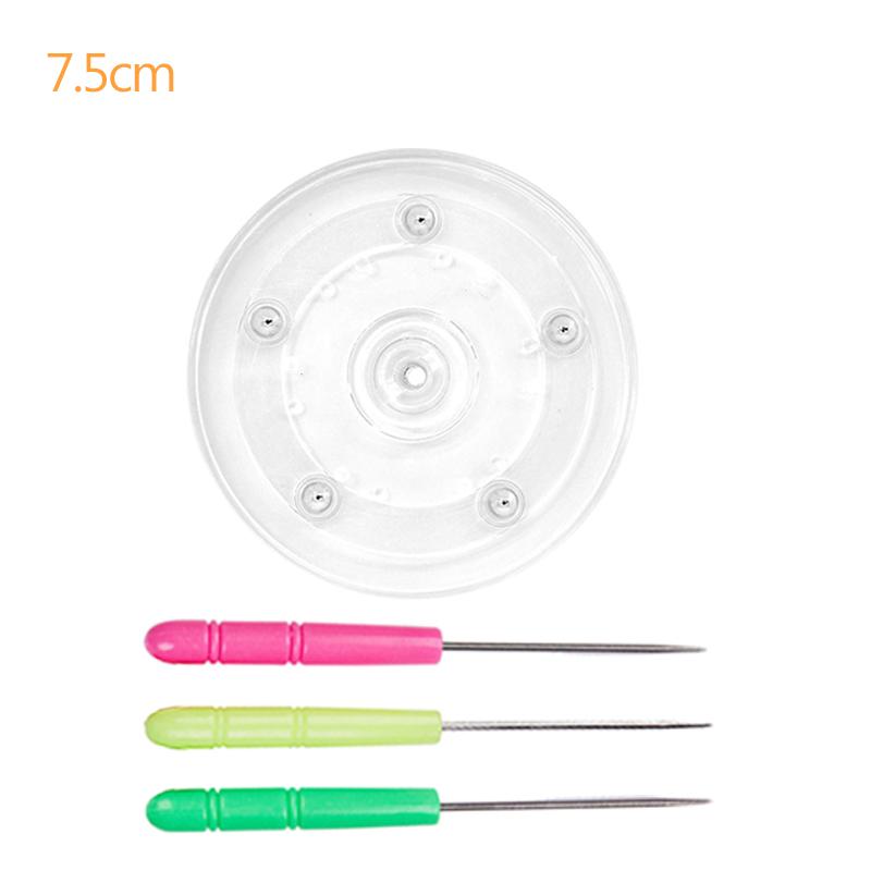 

Инструмент для рождественских подарков, акриловый квадратный/круглый поворотный стол, принадлежности для украшения мини-кексов с 3 шт. чертилками 096