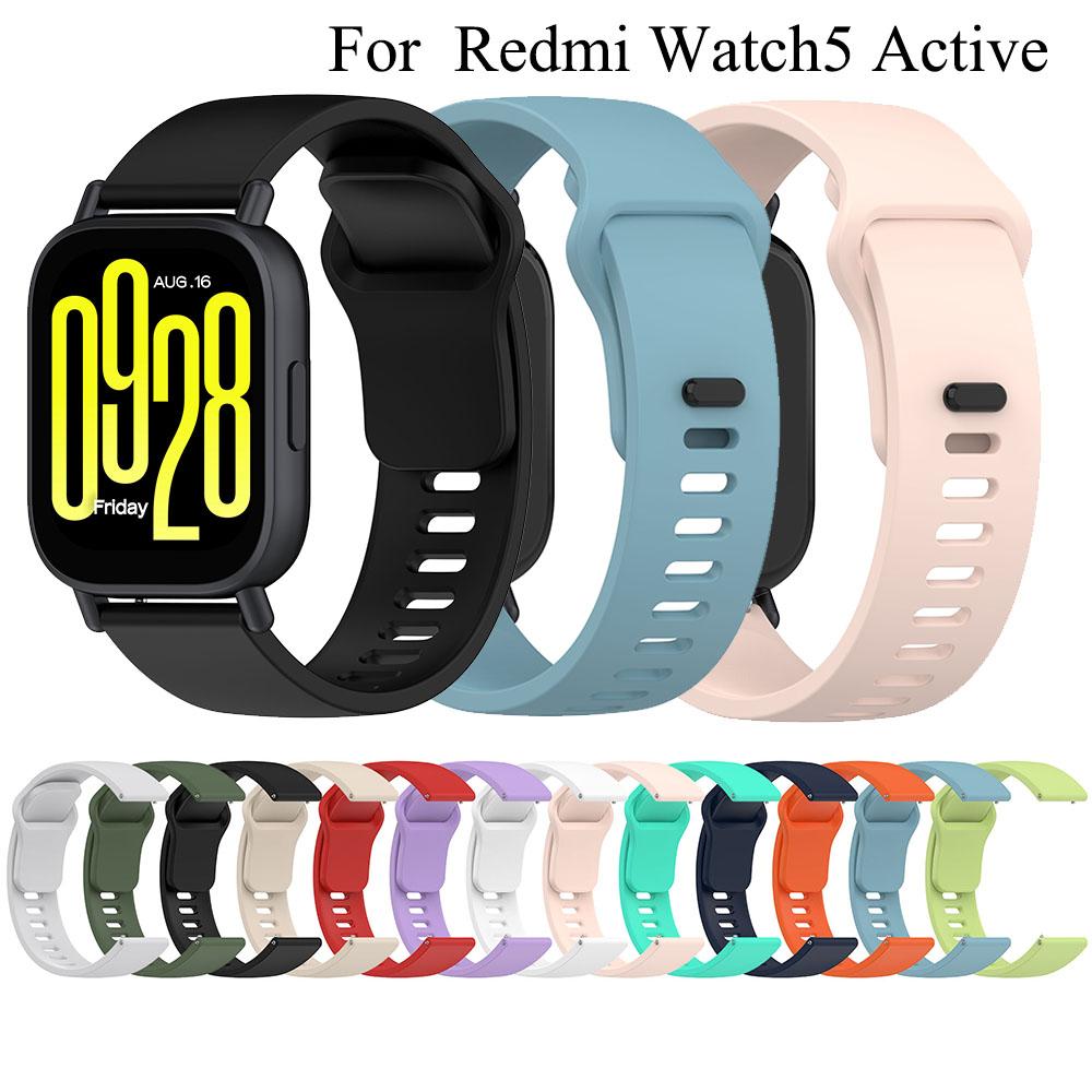 Módní silikonový řemínek na hodinky pro Redmi Watch 5 Active Chytré hodinky Řemínek Náramky Náramek pro Redmi Watch5 Active Řemínek Náramek