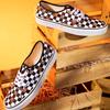 Vans Wallpaper Authentic Checkerboard Dog Print Low Top Canvas Shoes Unisex Sneakers Black White VN0A5KS9BP6