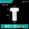 Vite in Nylon PA66 a Testa Tonda - M2, M3, M4, M5, M6, M8 Bullone di Fissaggio in Plastica