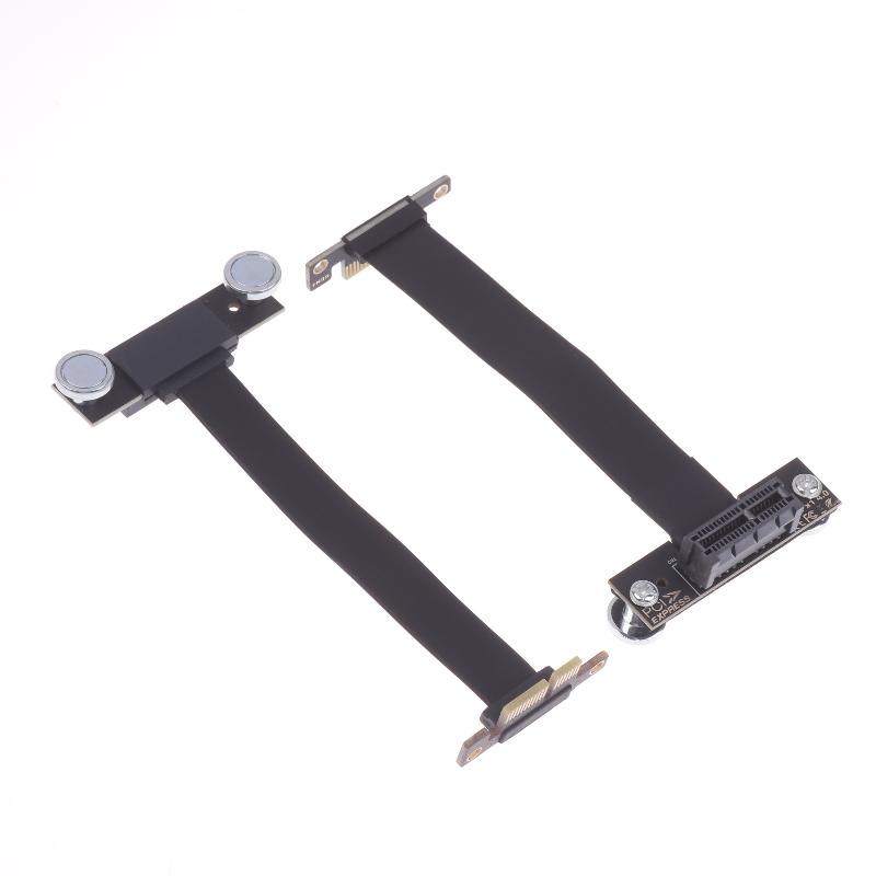 Cavo Riser PCIe 3.0/4.0 X1 Angolo Retto a 90 Gradi Adattatore Cavo di Estensione PCIe Adattatore Scheda Riser PCIe Express Estensore a Nastro