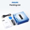 Philips EDC Flashlight Mini electric hand torch UV Banknote Verification Charging Indicator Light 1pc