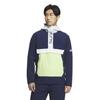 Adidas Golf WIND.RDY Windproof and Water-Repellent Anorak Golf Jacket, Men's, College Navy, Size L