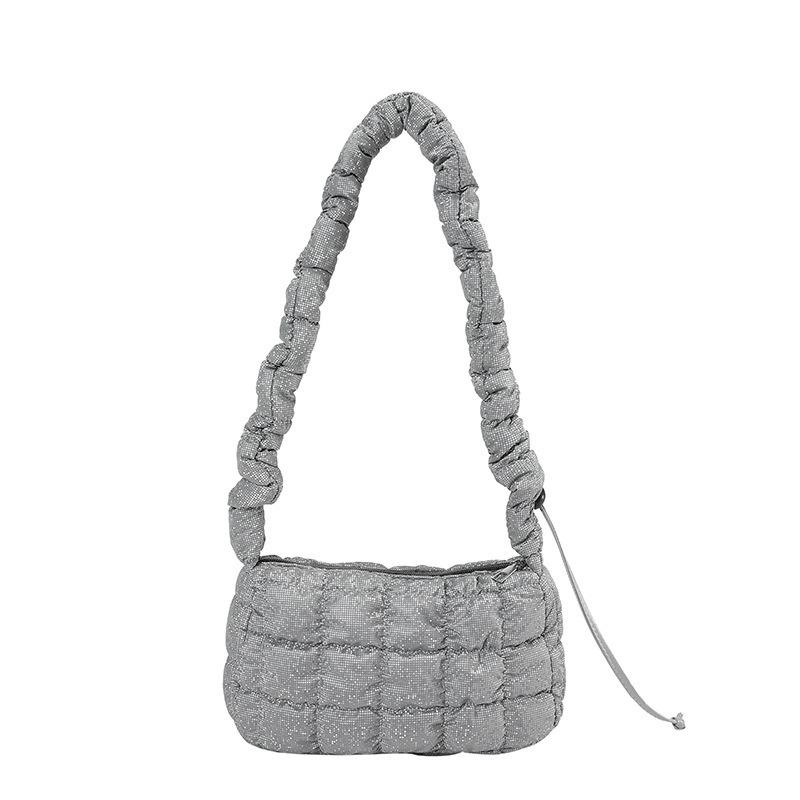 Popular New Fabric Small Square Bag Fashion Versatile Shoulder Crossbody Shoulder Strap Adjustable Underarm Bag